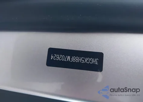 2015 Honda Fit Ex/Ex-L z USA, uszkodzony, nr VIN 3HGGK5H88FM702624